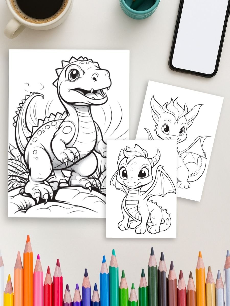 Dino & Dragon Quest – 100 Adventure Pages for Kids - Image 3