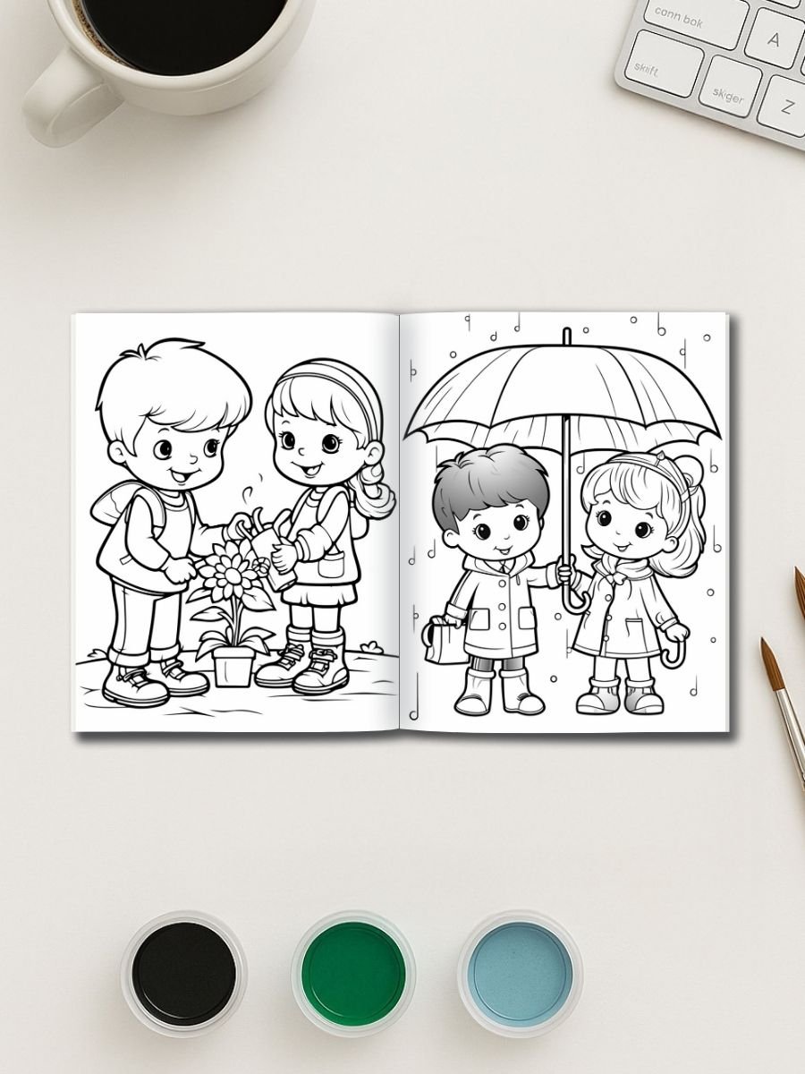 Color & Giggle Adventures - 100 Kids Coloring Pages - Image 3